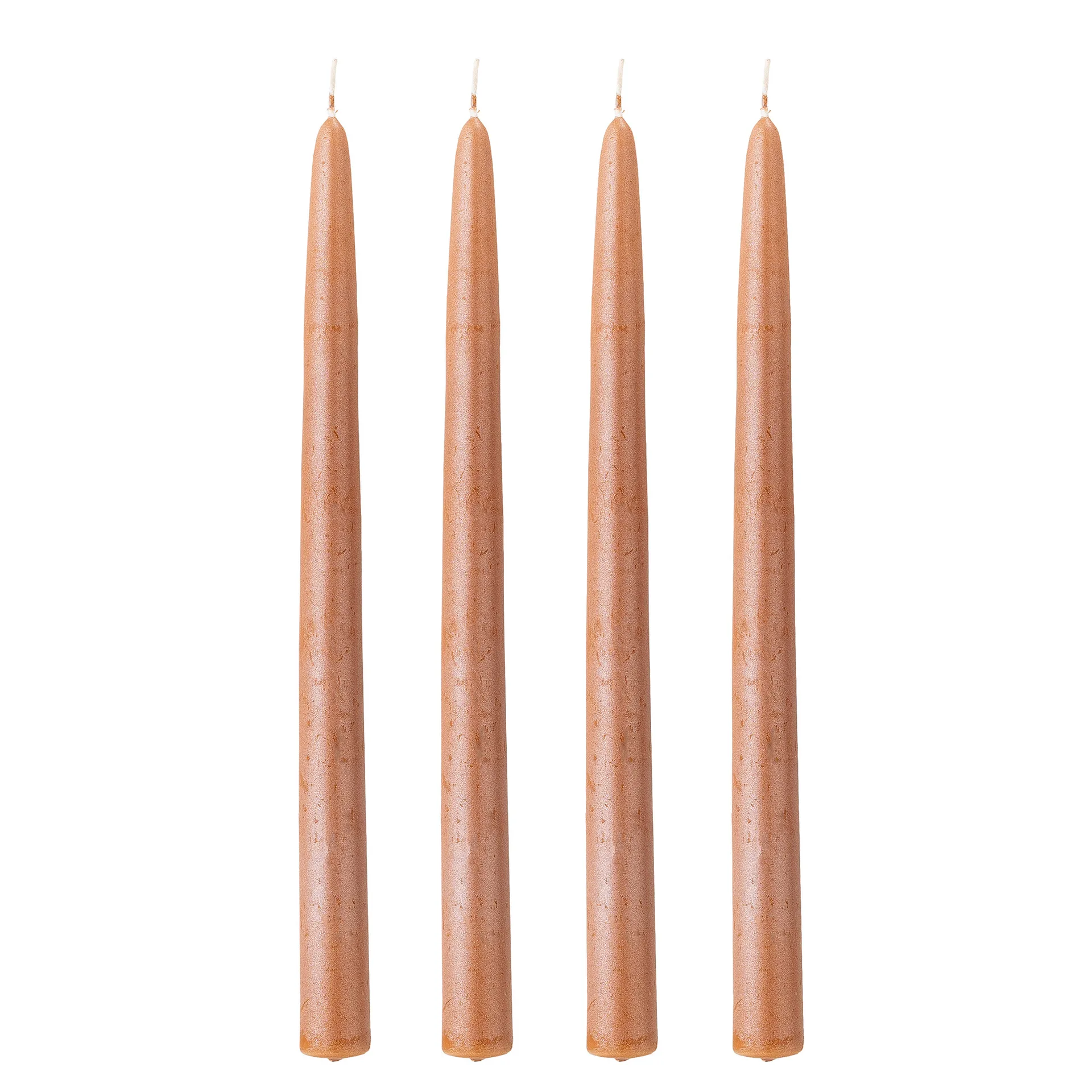 Shimmer kaarsen 4-pack, Bruin Bloomingville