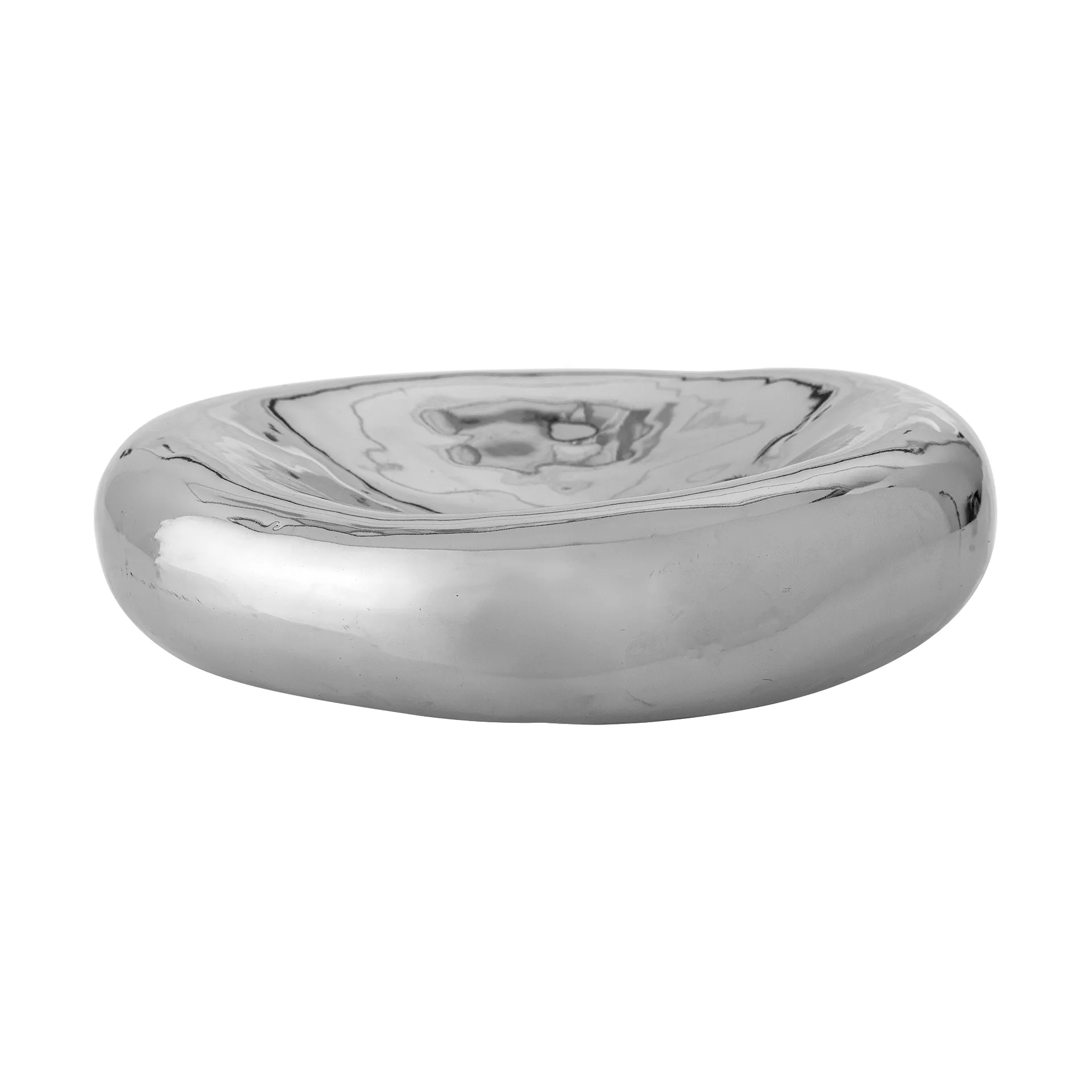 Shine schaal, Zilver, Ø23 cm Bloomingville