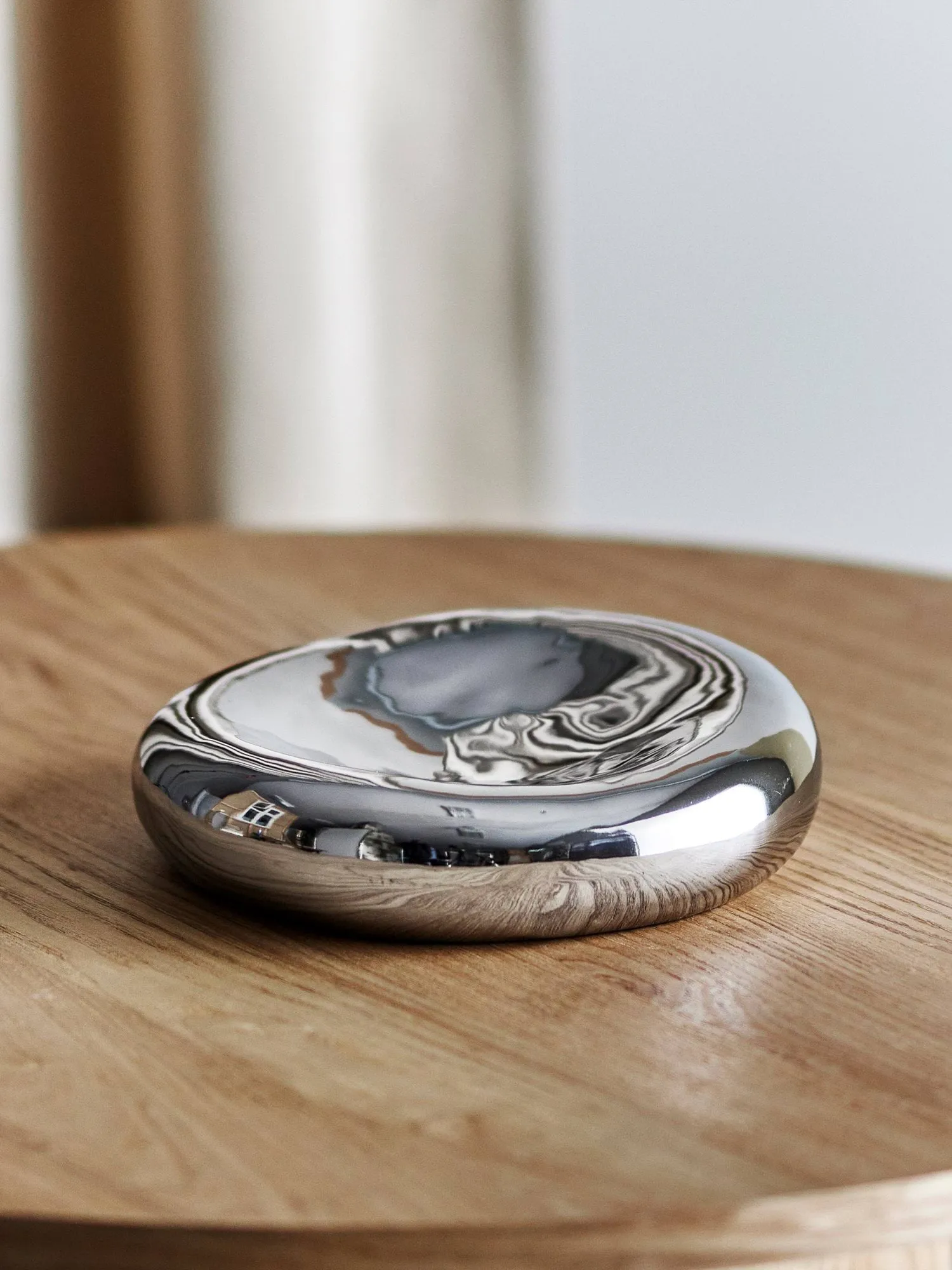 Shine schaal, Zilver, Ø23 cm Bloomingville