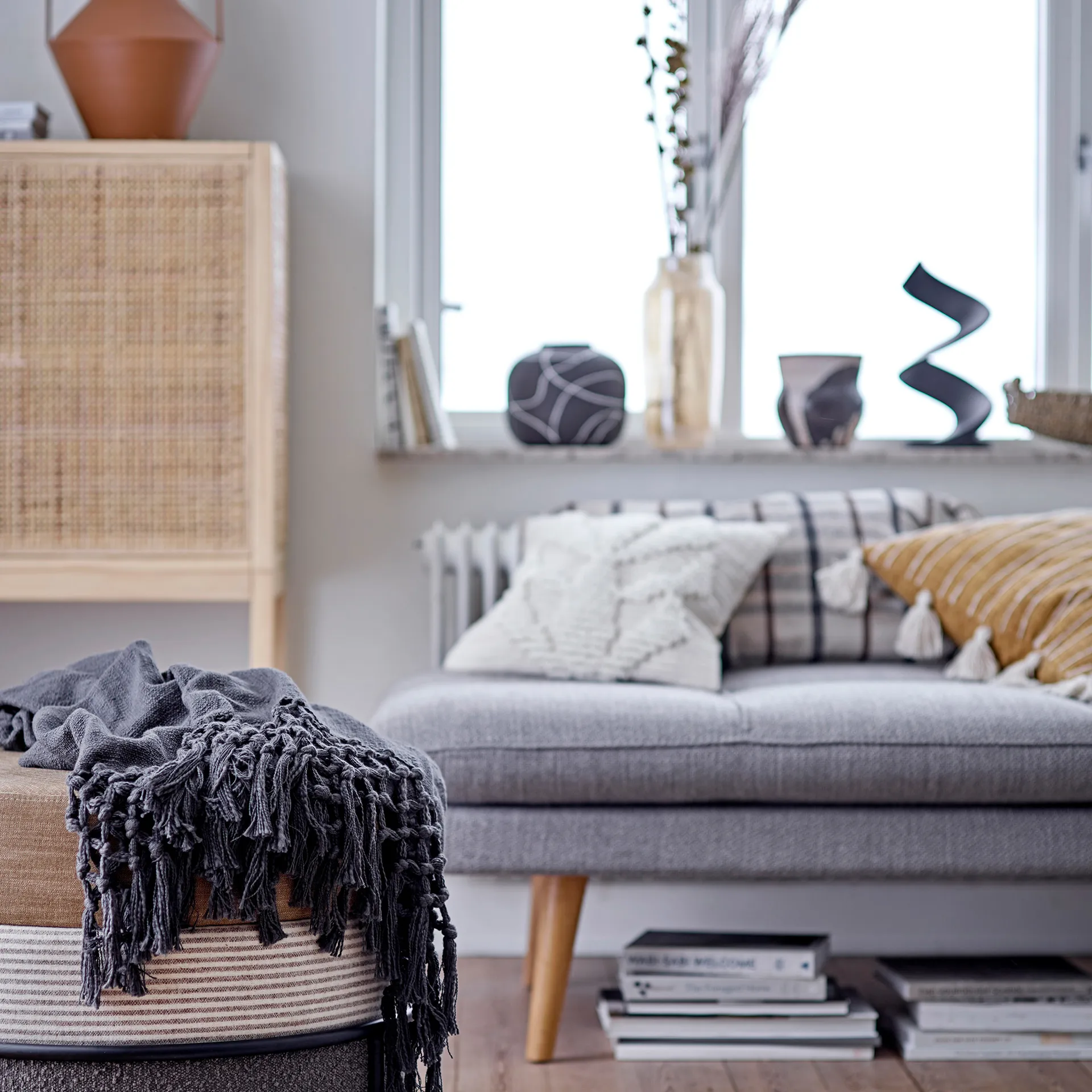 Siele Deco sculptuur 32 cm, Zwart Bloomingville