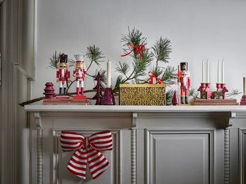 Siffer adventskandelaar - Rood, 23 cm - Bloomingville