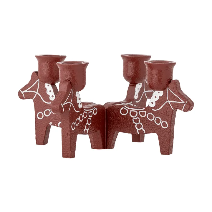 Siffer adventsljusstake - Rood, 23 cm - Bloomingville