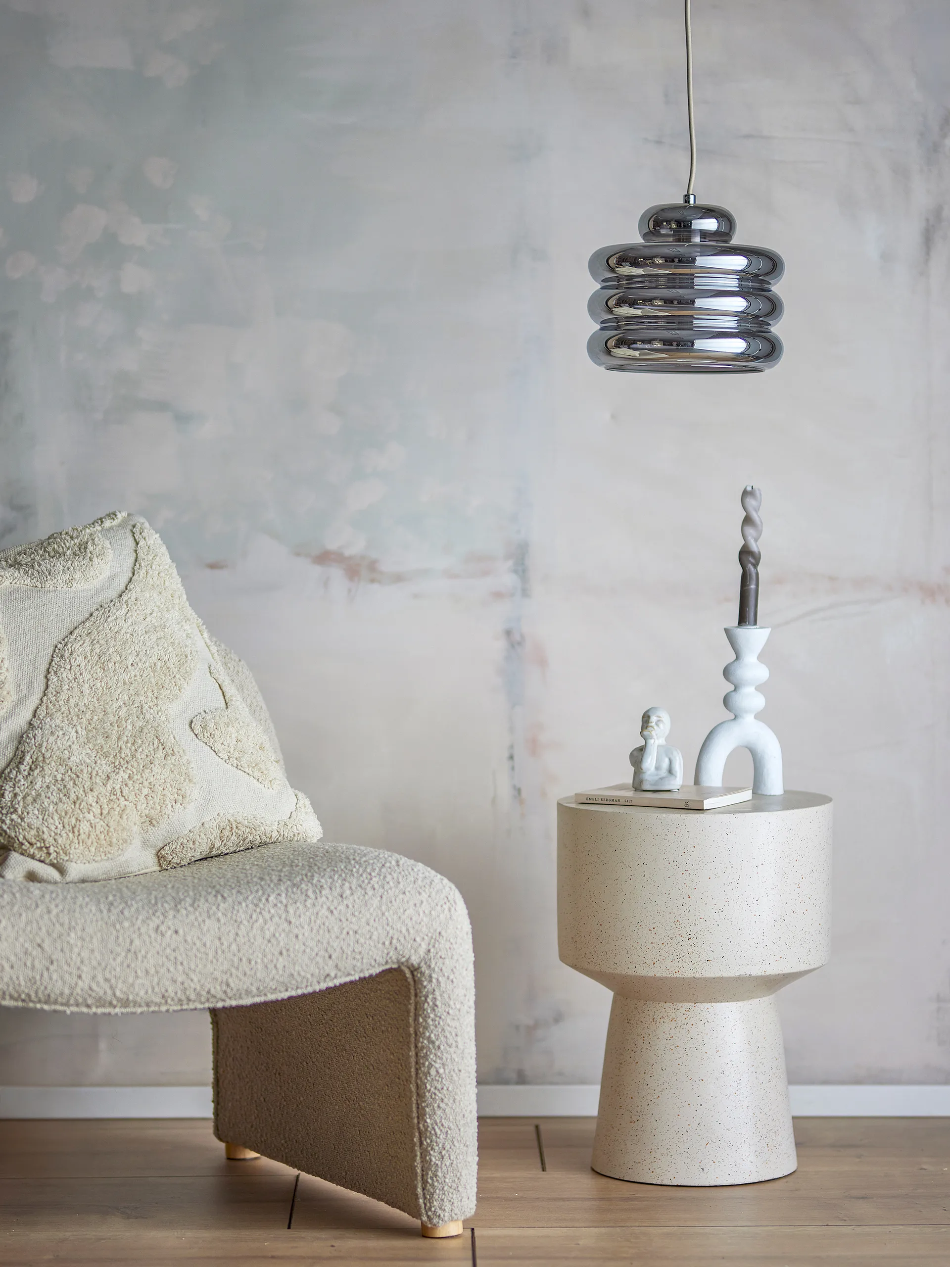 Spike hanglamp Ø24 cm, Zilverkleurig Bloomingville