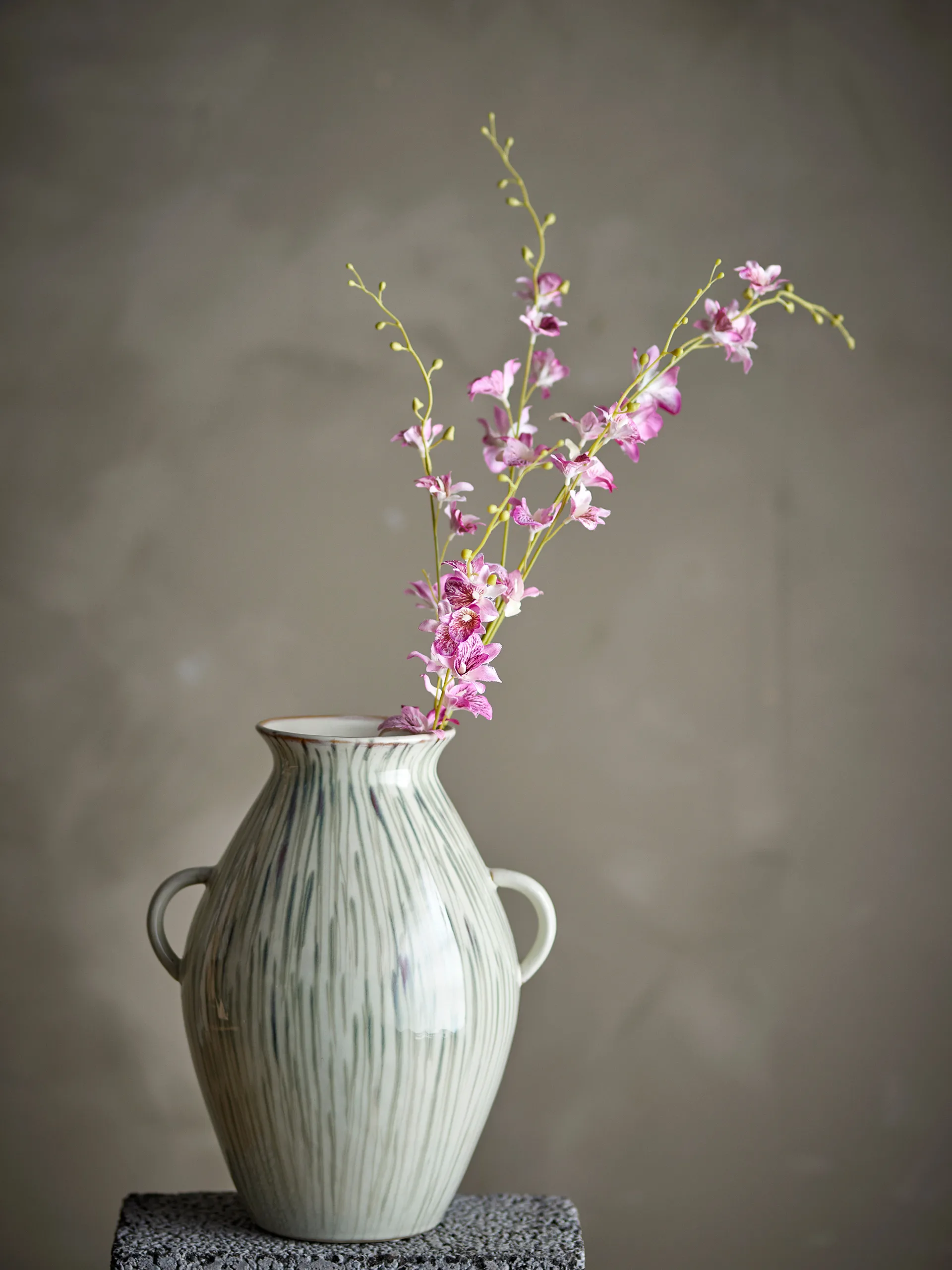 Stem orchidee kunstbloem, Pink Bloomingville