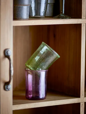 Sunil drinkglas 2-pack - Groen - Bloomingville