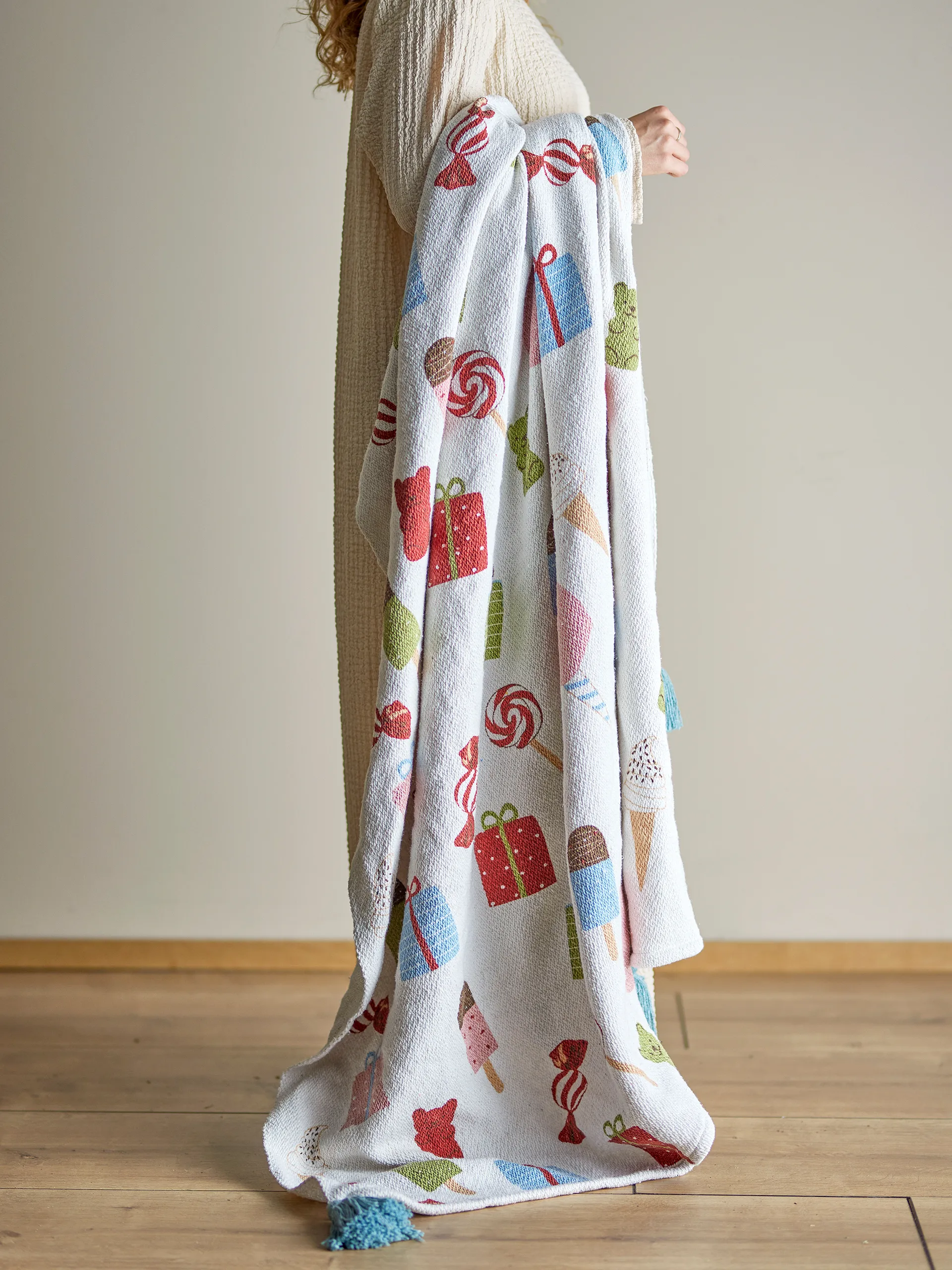 Sweets deken 130x160 cm, Nature Bloomingville