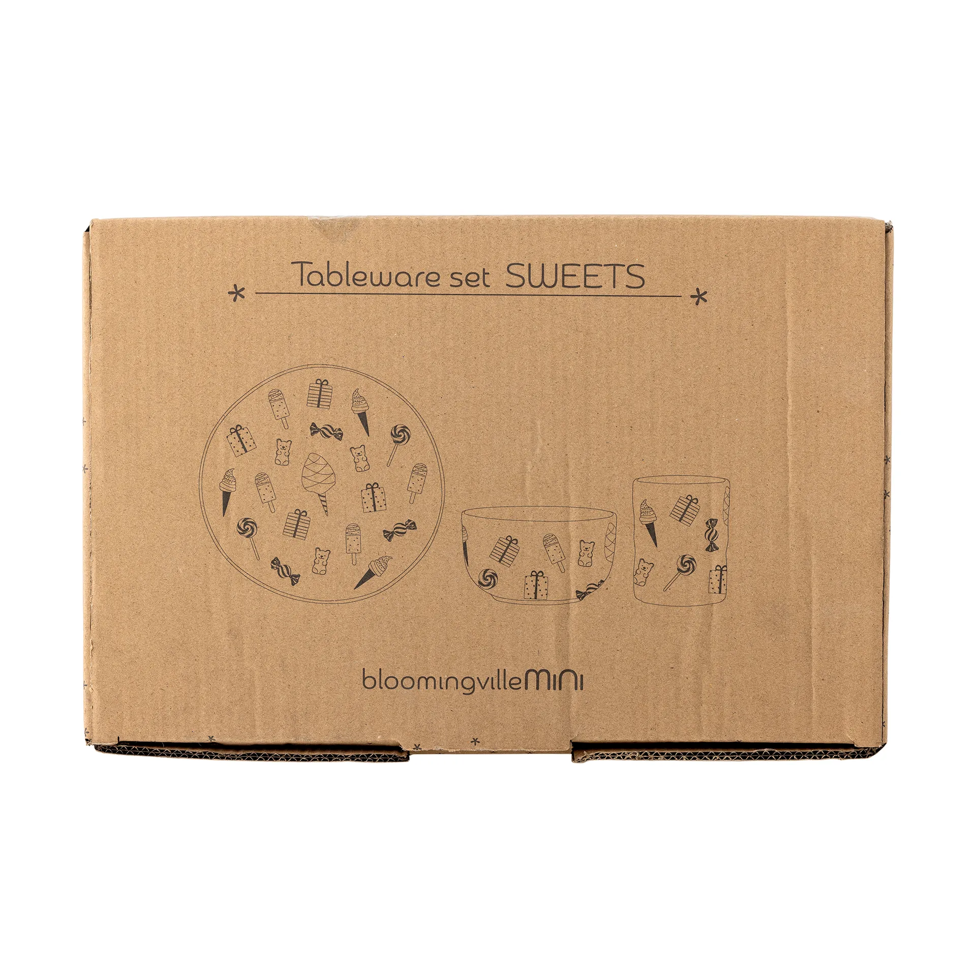 Sweets serviesset 3-delig, Nature Bloomingville