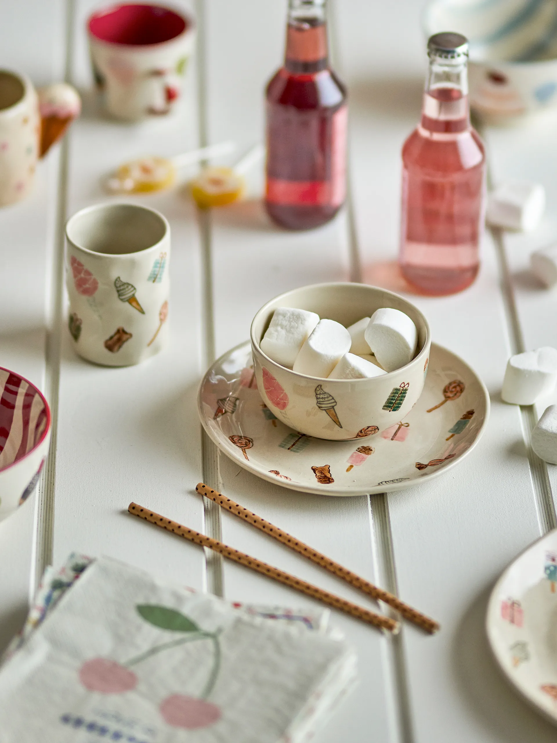 Sweets serviesset 3-delig, Nature Bloomingville