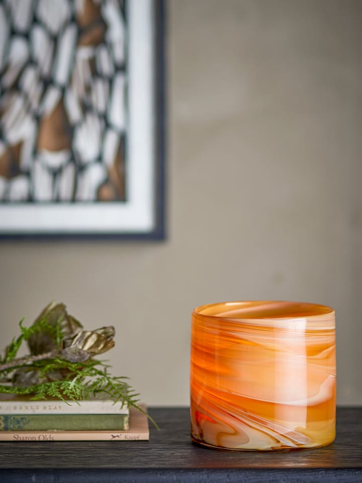 Sylas votive kaarsenhouder, Oranje Bloomingville