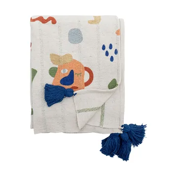 Sylvie katoenplaid 160x130 cm - Natuur - Bloomingville