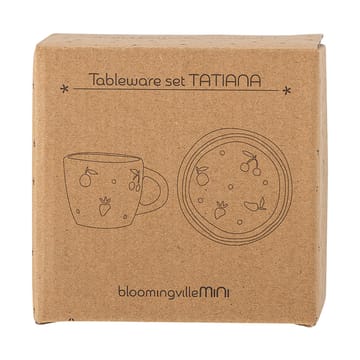 Tatiana servieset 2-delig - Wit - Bloomingville