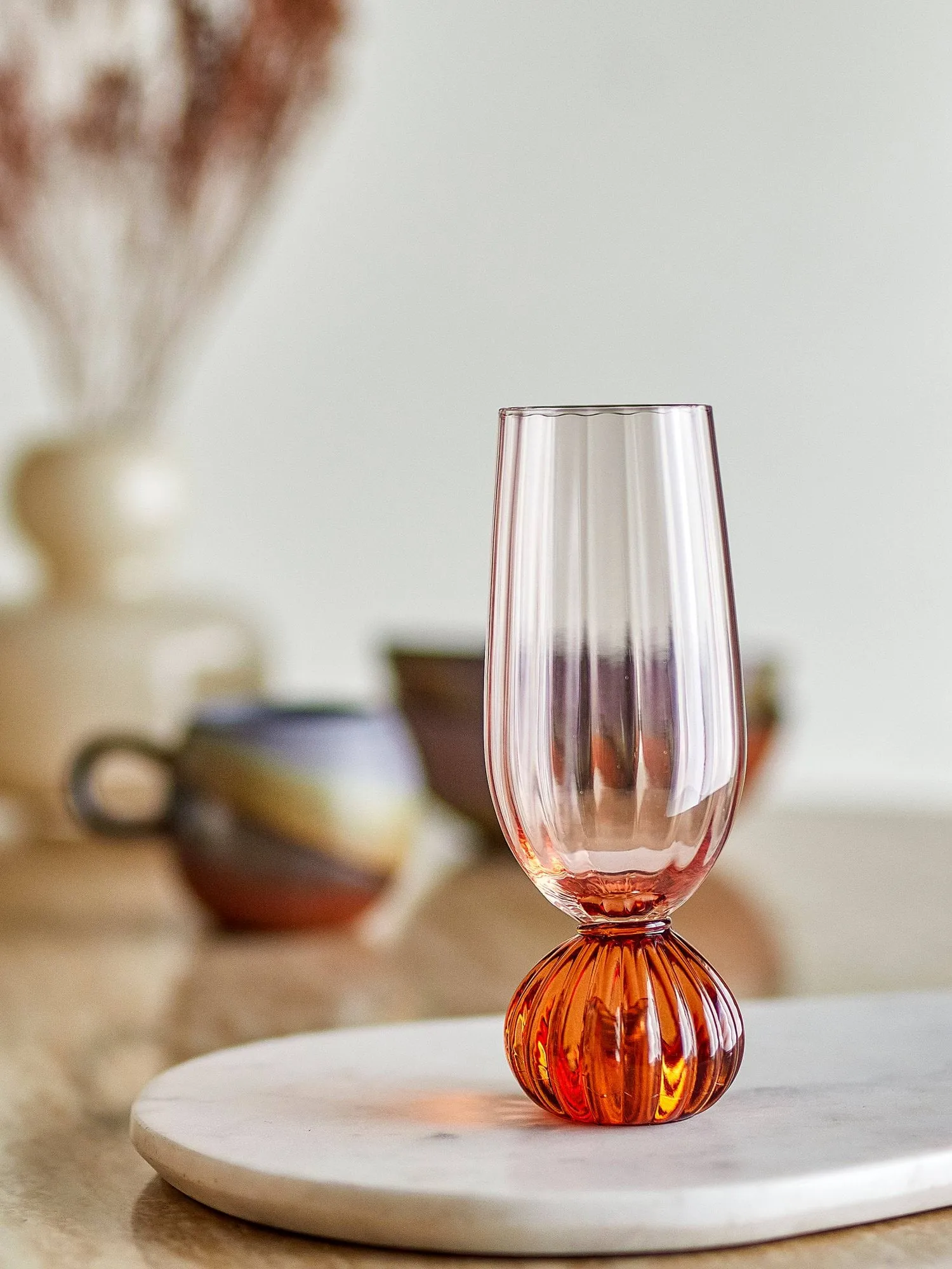 Taurin champagneglas 25 cl, Roos Bloomingville