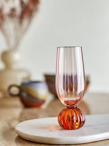 Taurin champagneglas 25 cl - Roos - Bloomingville