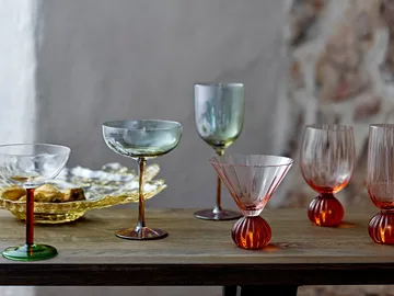 Taurin champagneglas 25 cl - Roos - Bloomingville
