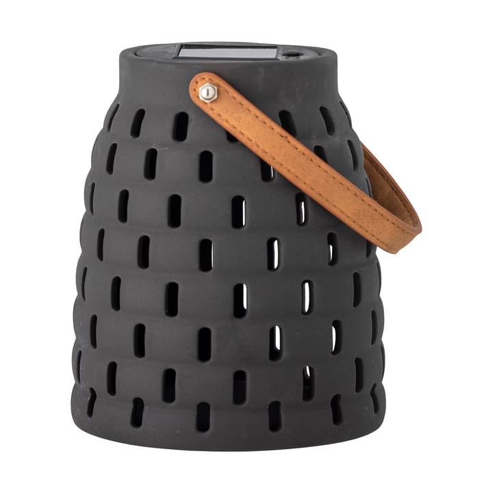 Trellis lantaarn op zonne-energie 18 cm, Zwart Bloomingville