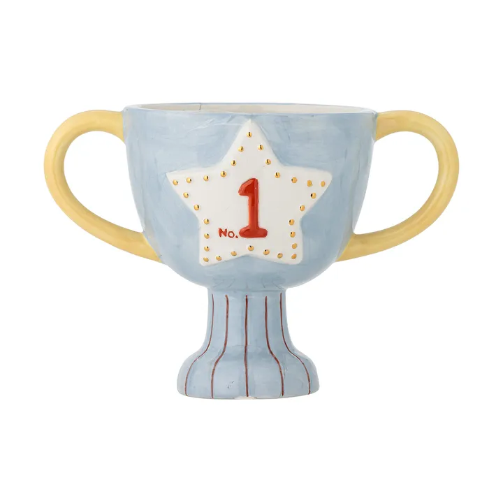 Trophy pot 23x16 cm - Blauw - Bloomingville
