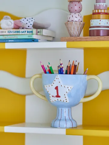 Trophy pot 23x16 cm - Blauw - Bloomingville