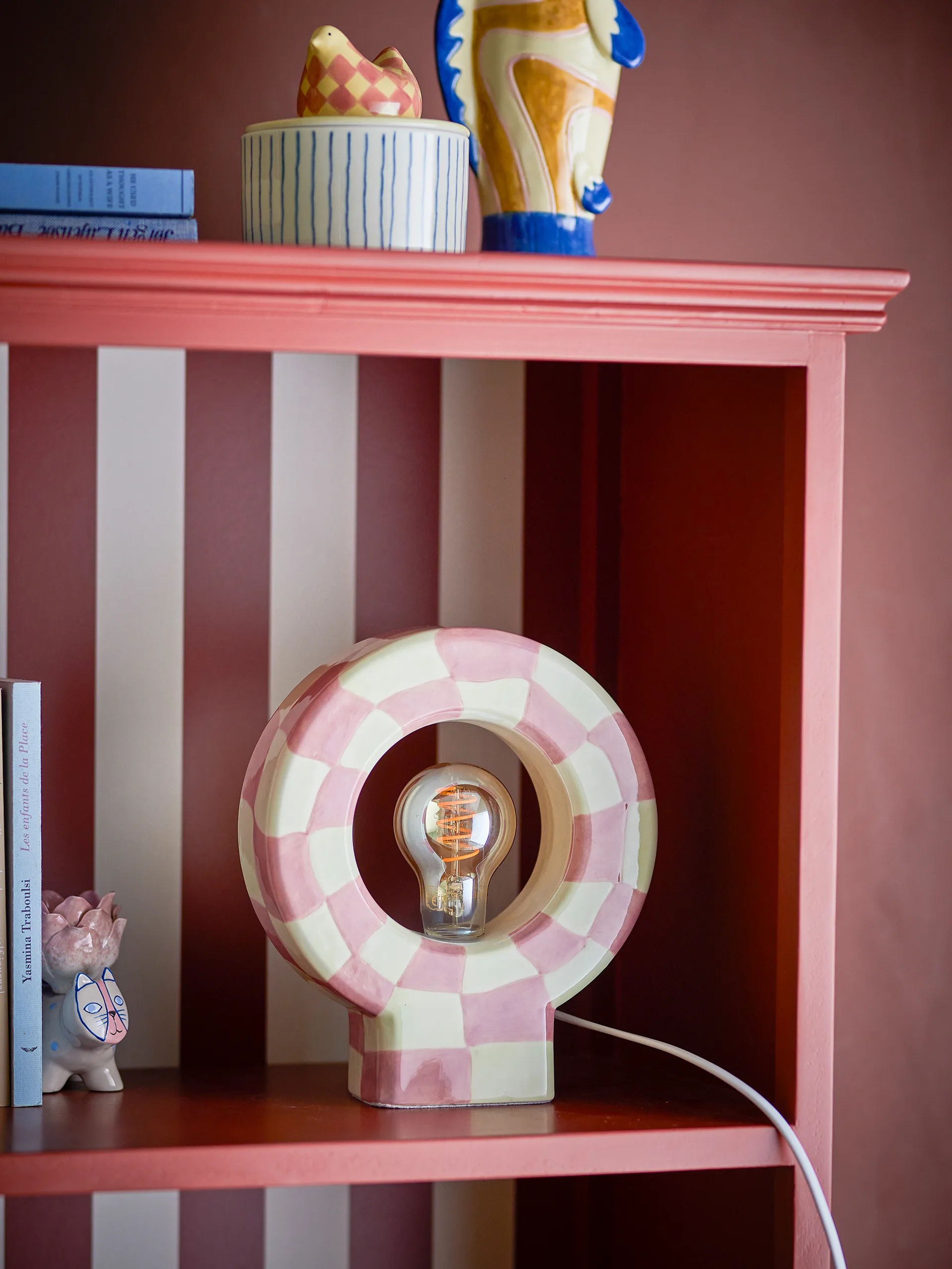 Vialini tafellamp 20,5x23,5 cm, Roos Bloomingville