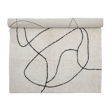 Viga vloerkleed 120x180 cm - Wit - Bloomingville