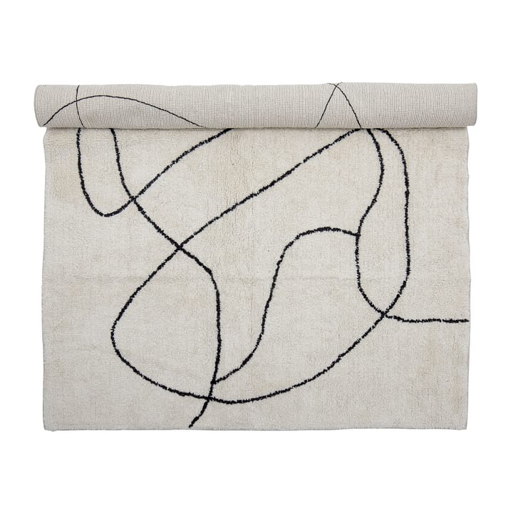 Viga vloerkleed 120x180 cm, Wit Bloomingville