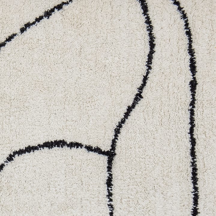 Viga vloerkleed 120x180 cm, Wit Bloomingville