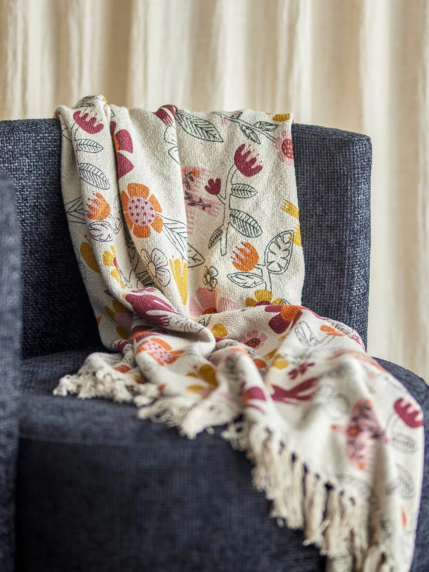 Vivielle plaid, Multicolor, 160x130 cm Bloomingville