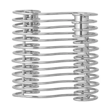 Wavela kandelaar 15,5x14,5 cm - Zilverkleurig - Bloomingville