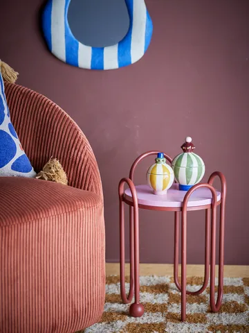 Whimsica bijzettafel Ø30,5 cm - Rood - Bloomingville