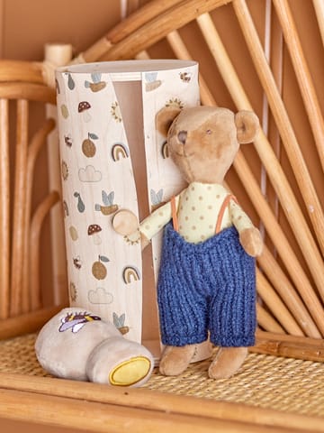 Willes knuffel 2-delig - Brown teddy - Bloomingville