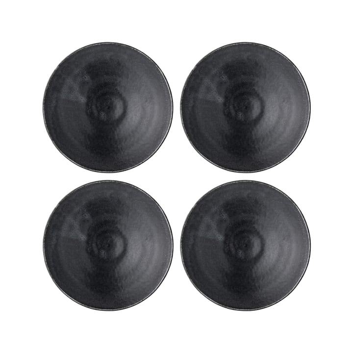 Yoko bord 16 cm 4-pack - Zwart - Bloomingville