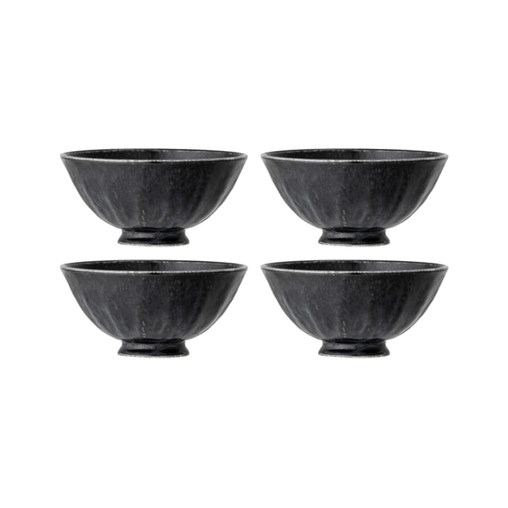 Yoko kom 13,5 cm 4-pack - Zwart - Bloomingville