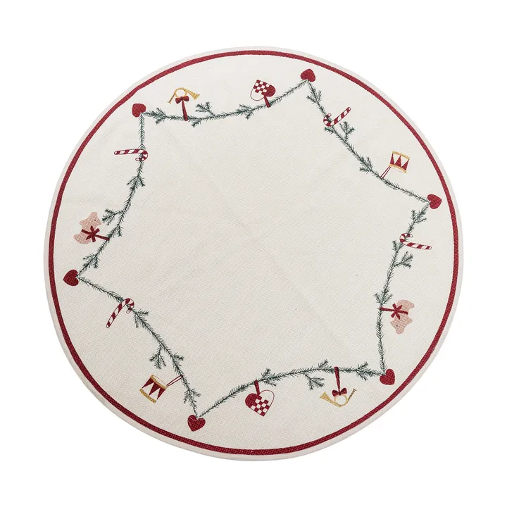 Yule kerstboomkleed Ø110 cm - Rood - Bloomingville