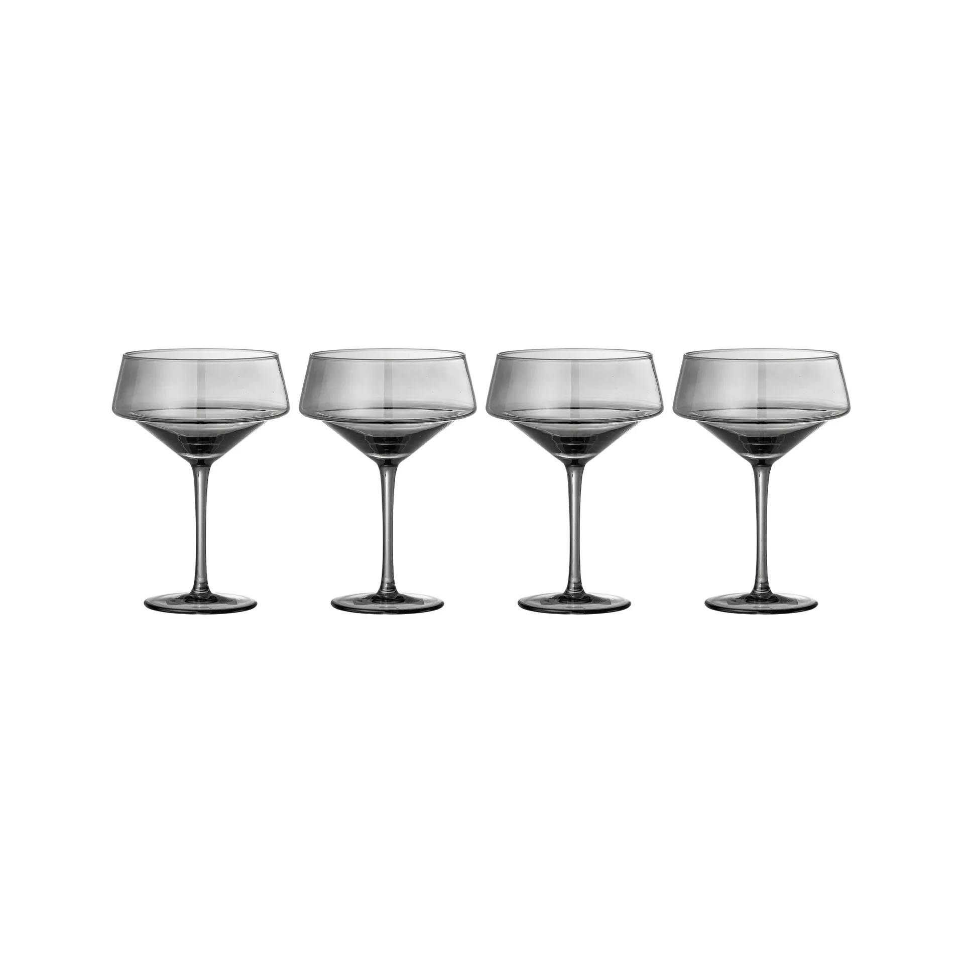 Yvette cocktailglas 33 cl 4-pack, Grijs Bloomingville