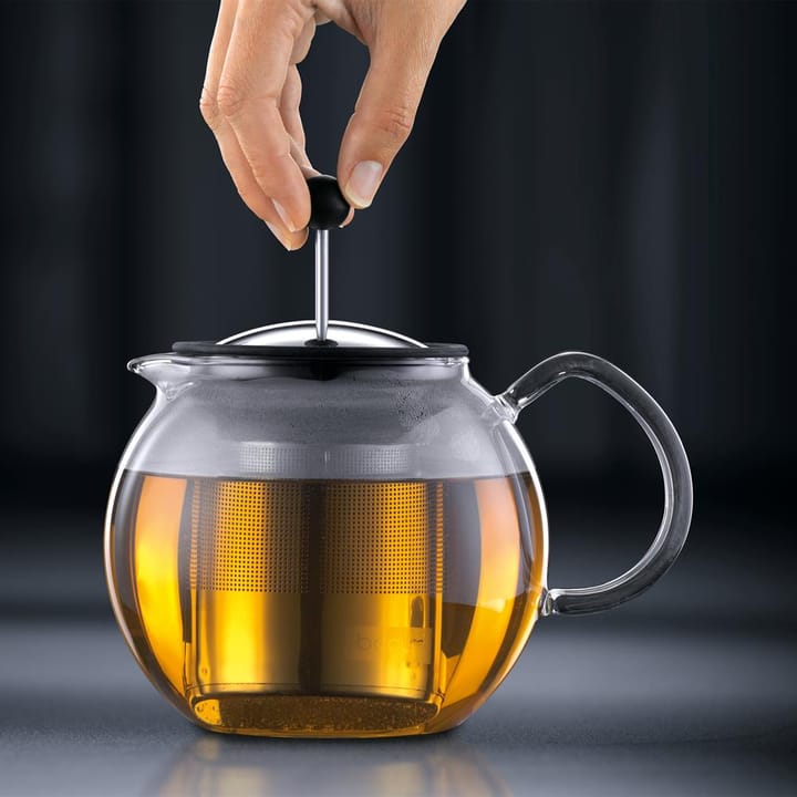 Assam theepot chroom, 1 l. Bodum