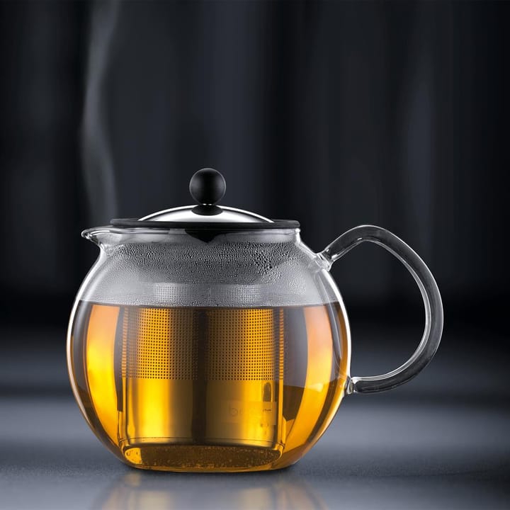 Assam theepot chroom, 1 l. Bodum