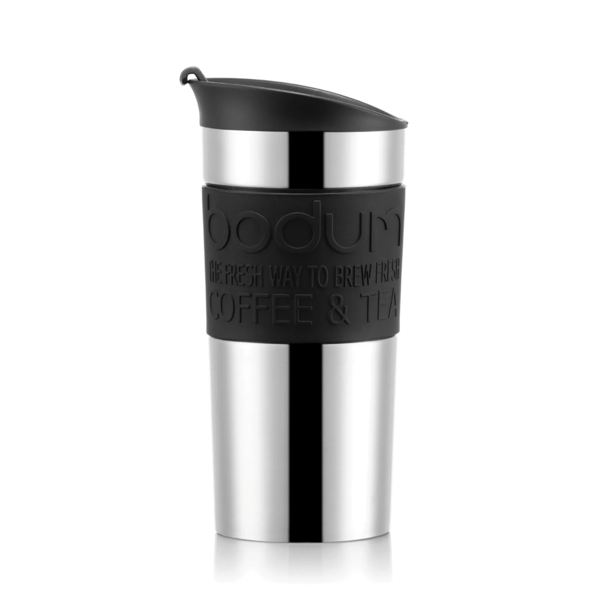 Bodum travel mug 35 cl roestvrij staal, Black Bodum