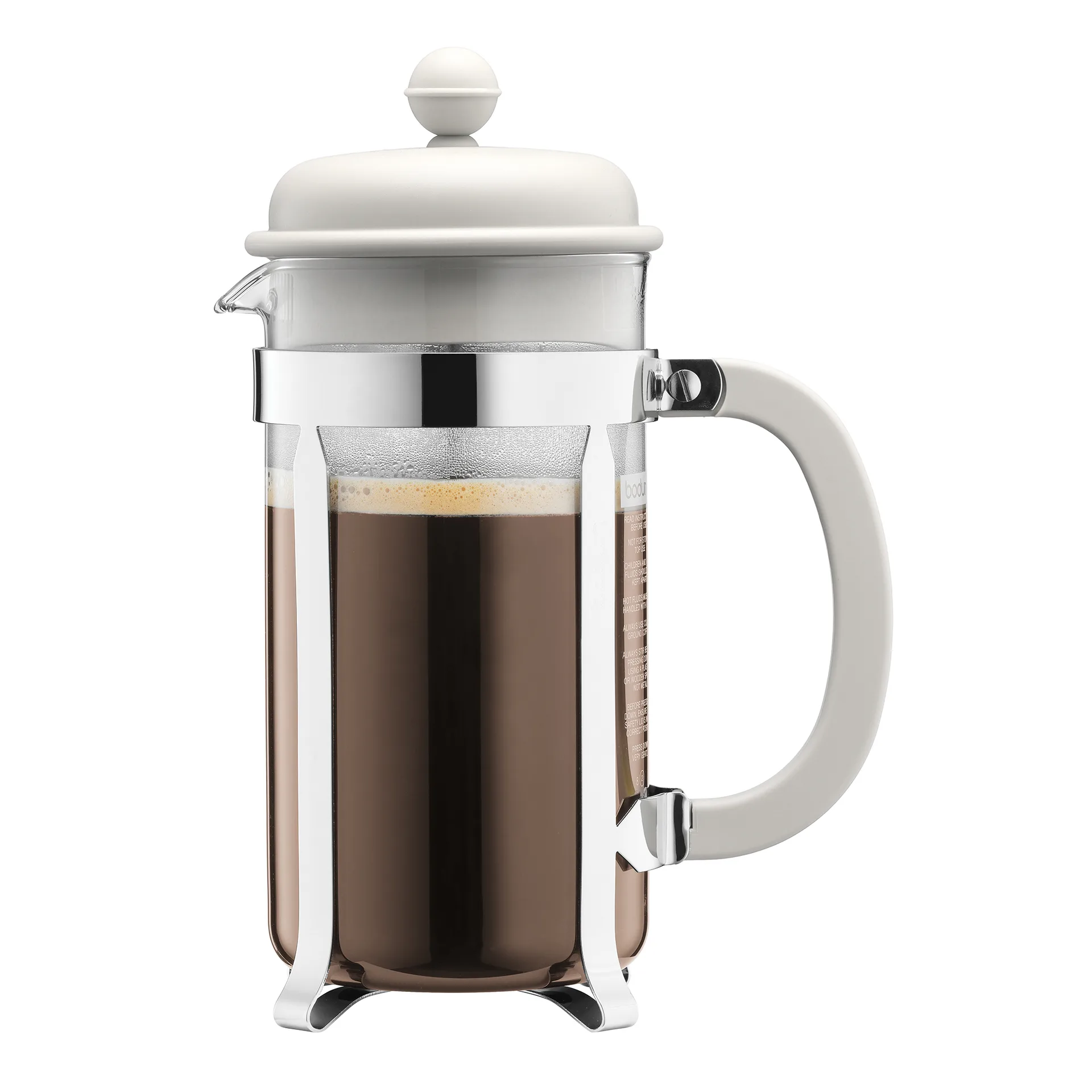 Caffettiera koffiepers wit, 8 koppen Bodum