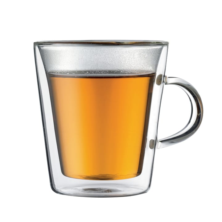 Canteen dubbelle laag glas met handvat 2-pack, 0.2 l Bodum