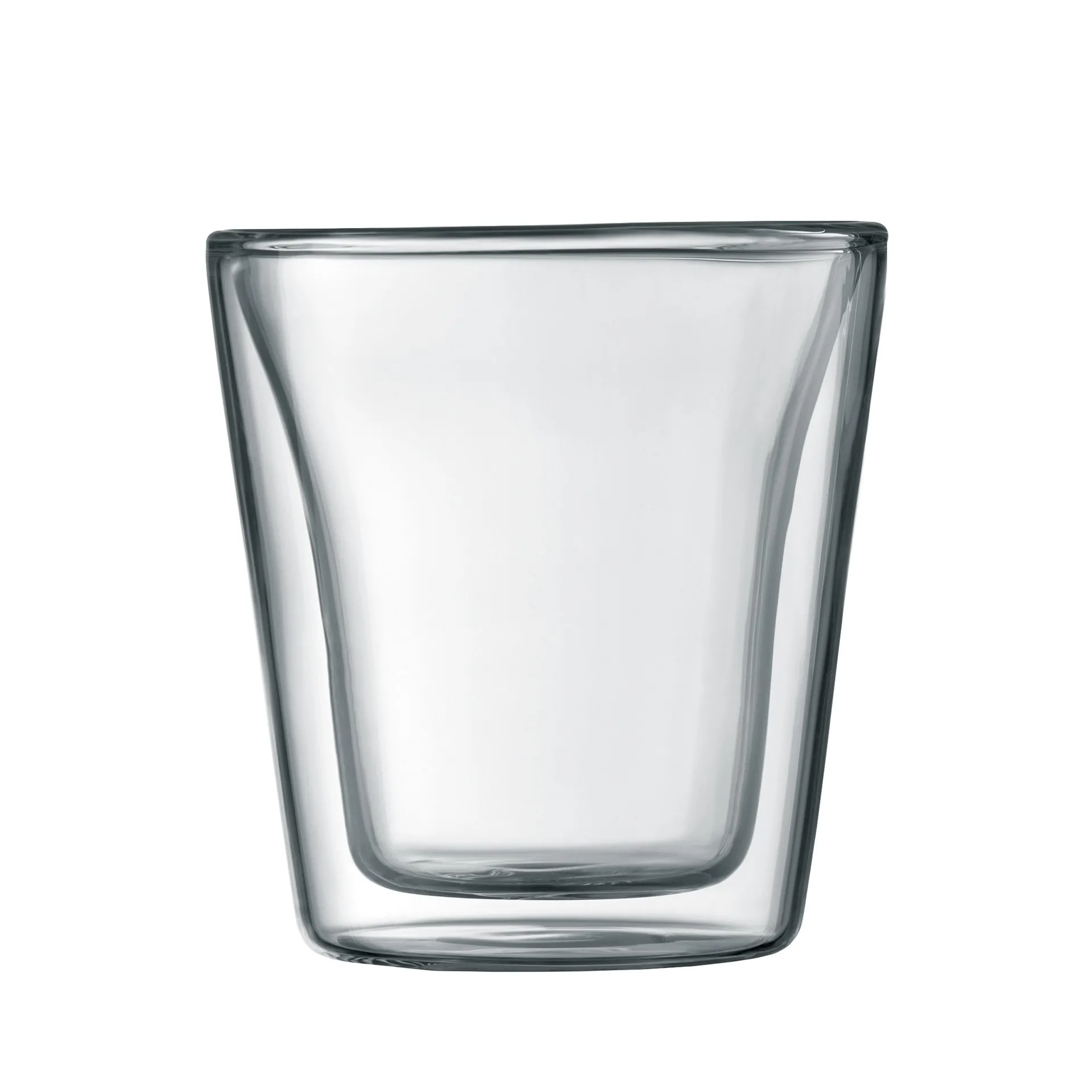 Canteen dubbelwandig glas 2-pack, 0.1 l Bodum