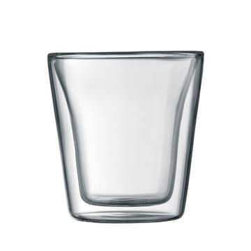 Canteen dubbelwandig glas 2-pack - 0.1 l - Bodum
