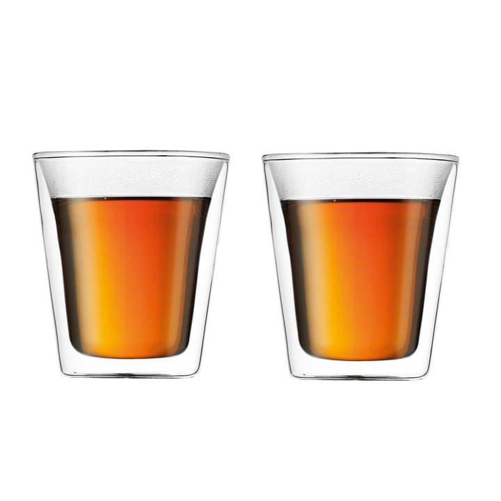 Canteen dubbelwandig glas 2-pack - 0.2 l - Bodum