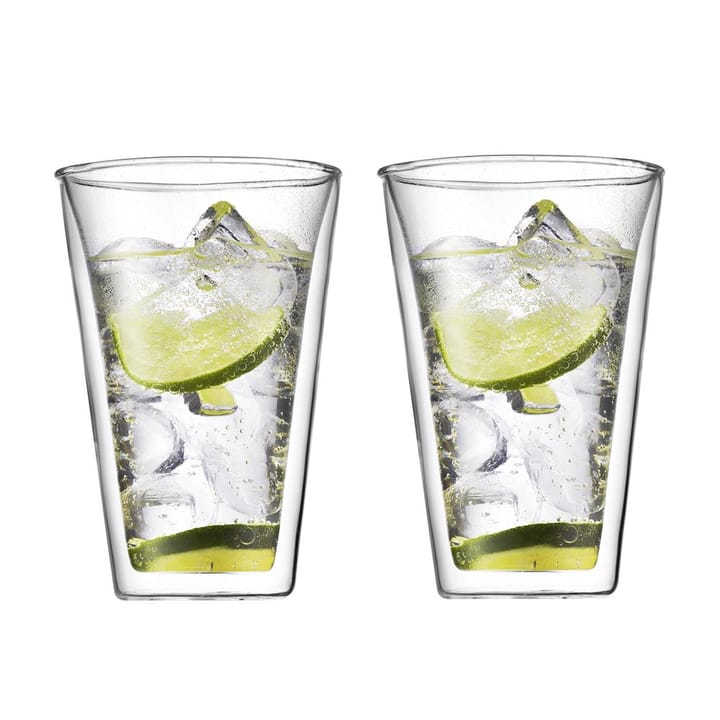 Canteen dubbelwandig glas 2-pack - 0.4 l - Bodum