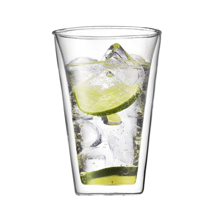 Canteen dubbelwandig glas 2-pack, 0.4 l Bodum