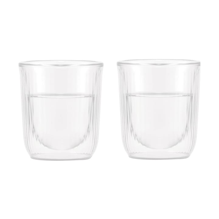 Douro dubbelwandig sakeglas 14,5 cl 2-pack - Helder - Bodum