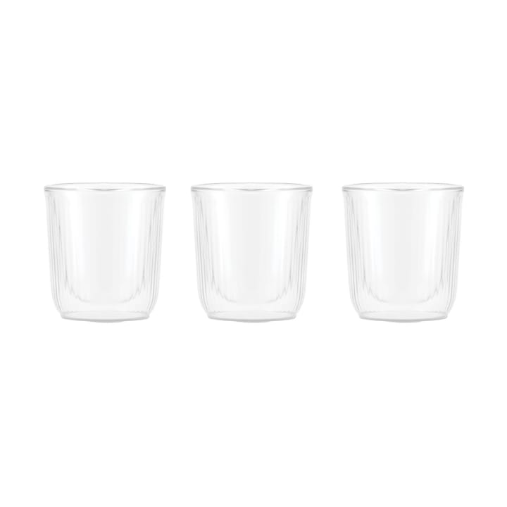 Douro dubbelwandig sakeglas 6 cl 3-pack - Helder-bambu - Bodum