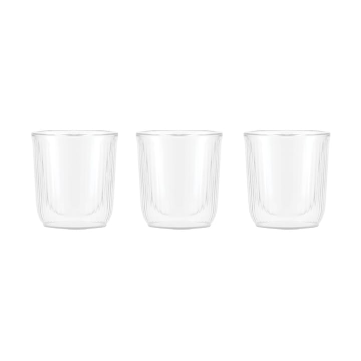 Douro dubbelwandig sakeglas 6 cl 3-pack - Helder-bambu - Bodum