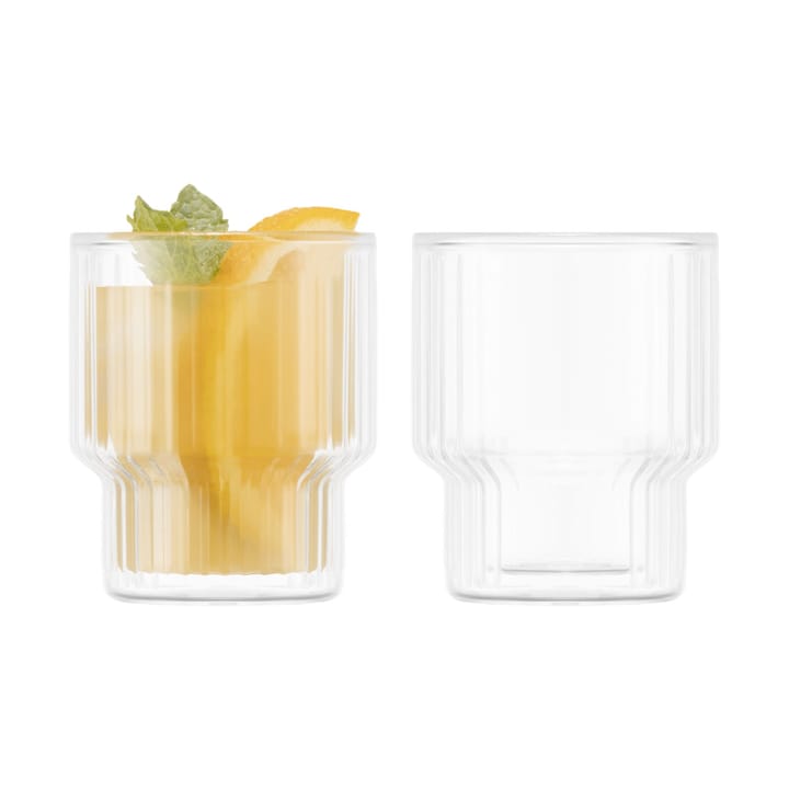 Navalia dubbelwandig glas 15 cl 2-pack - Helder - Bodum