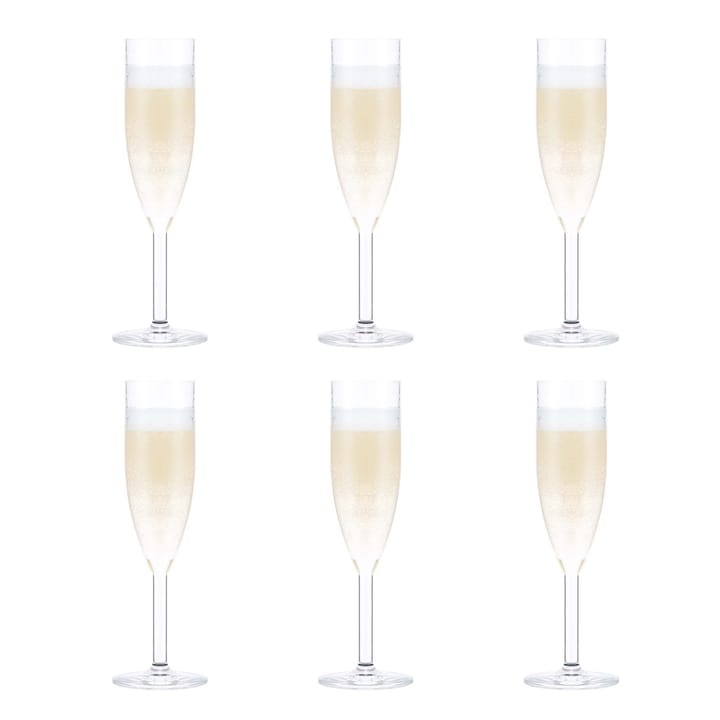 Oktett champagneglazen 6-pack - 12 cl - Bodum