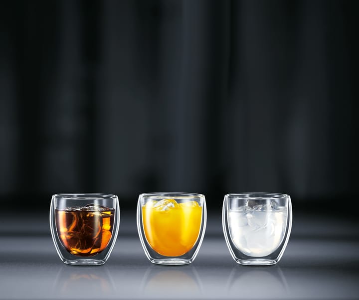 Pavina dubbelwandig glas 6-pack, 0,25 l. Bodum