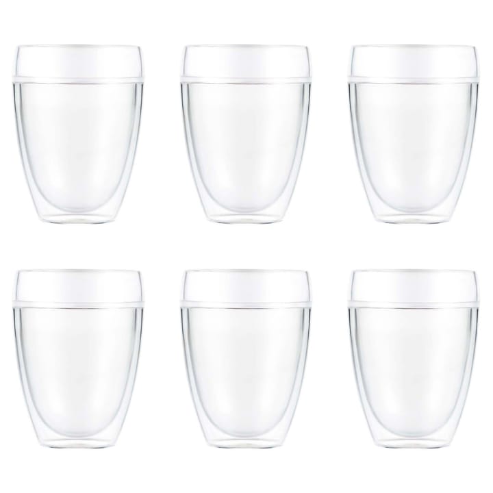 Pavina Outdoor dubbelwandig plastic glas 6-pack - 35 cl - Bodum